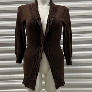 Susina Chocolate Brown Women's Cardigan